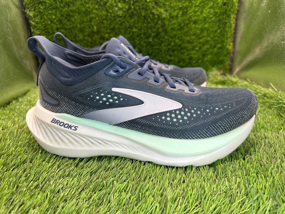 Brooks Glycerin 23 1204651B453 Athletic Sneaker Women's 7.5B Blue Knit Running